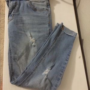 Light blue ankle length